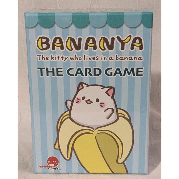 New Japanime Bananya Card Games Kitty Who Loves In A Banana Cute The Cat Sealed - Picture 12 of 12